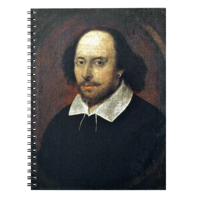 William Shakespeare Spiral Notebook Anteckningsbok (Framsidan)