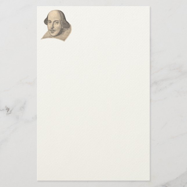 William Shakespeare Stationery Brevpapper (Framsida)
