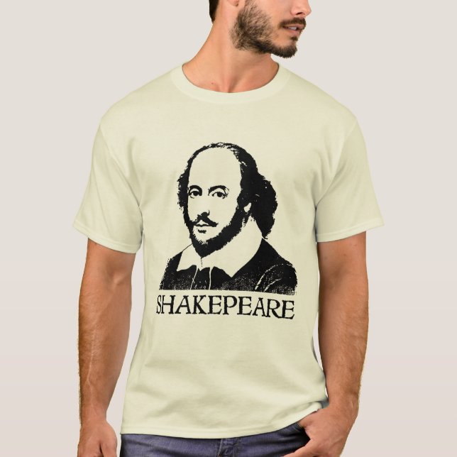 William Shakespeare T-shirt (Framsida)