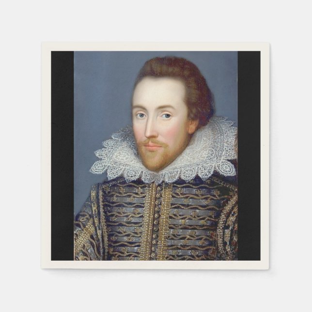 William Shakespeare Theme Papper Napkins Pappersservett (Framsidan)