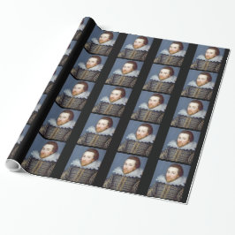 William Shakespeare Theme Wrapping Papper Presentpapper