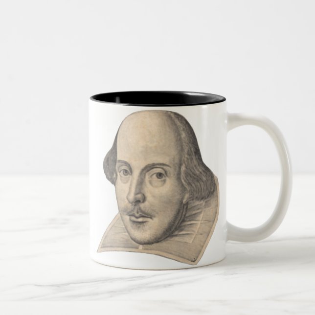 William Shakespeare Två-Tonad Mugg (Höger)
