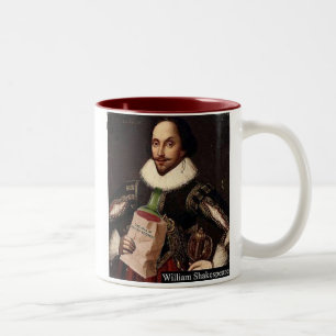 William Shakespeare Två-Tonad Mugg
