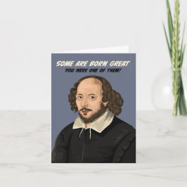 William Shakespeare Vissa är Underbara födelsedage Kort