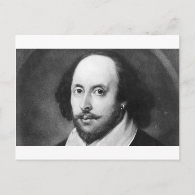William Shakespeare Vykort (Framsida)