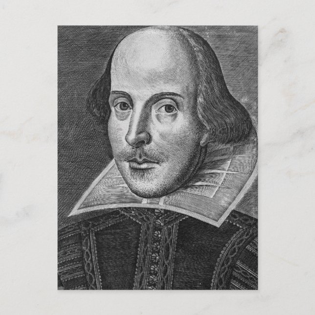 William Shakespeare Vykort (Framsida)