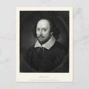 William Shakespeare Vykort