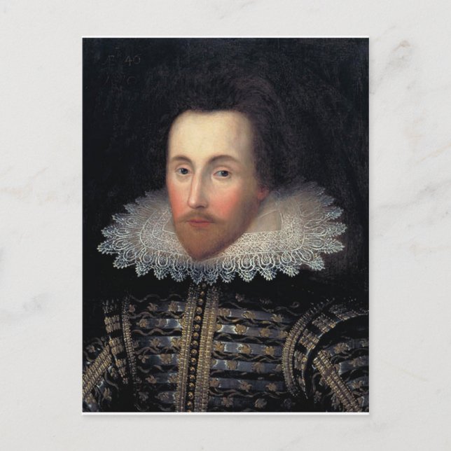william shakespeare vykort (Framsida)
