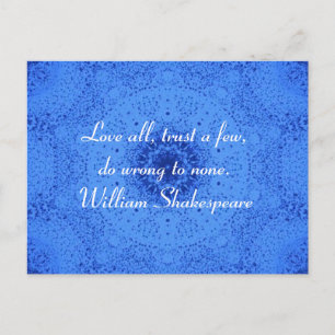 William Shakespeare Wisdom Quotation Say Vykort