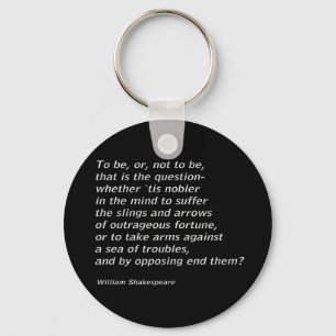 William Shakespeares `Hamlet` Nyckelring