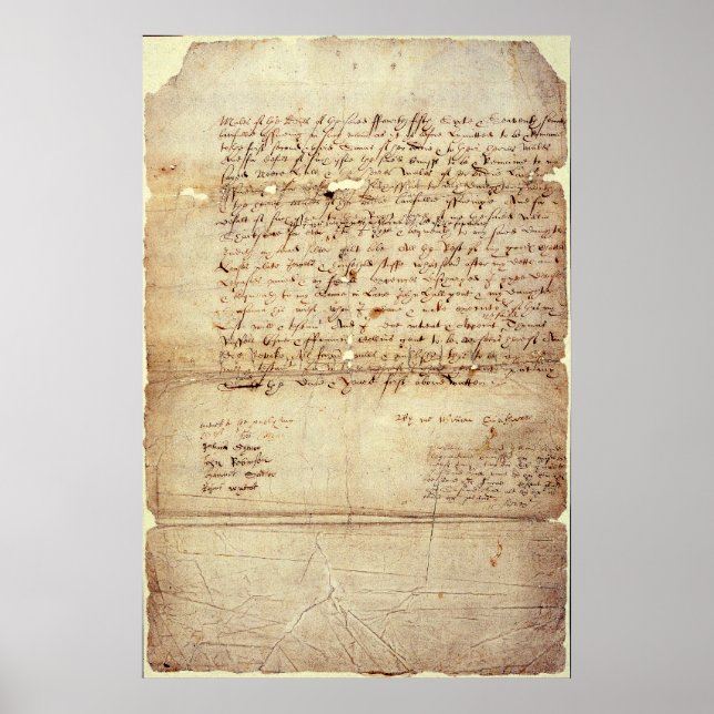 William Shakespeares Will Poster (Framsidan)