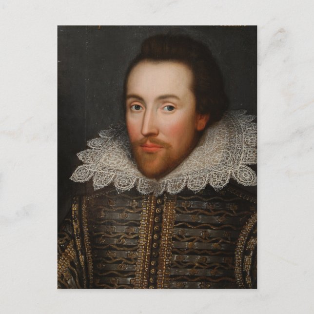 William Shakespere YOUNG vykort (Framsida)