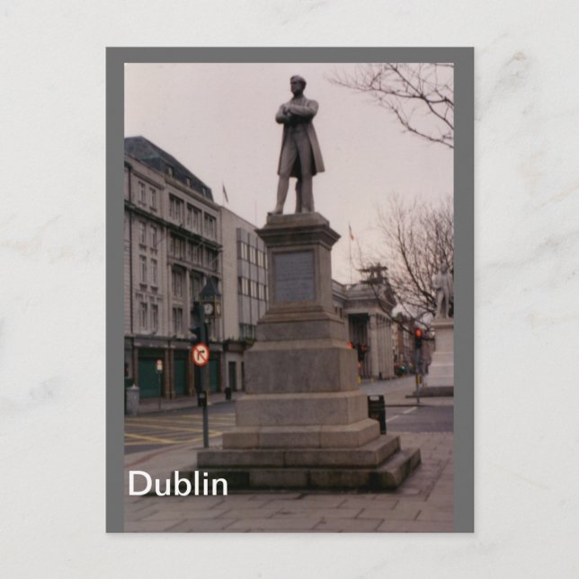 William Smith O'Brien Monument, Dublin, Irland Vykort (Framsida)
