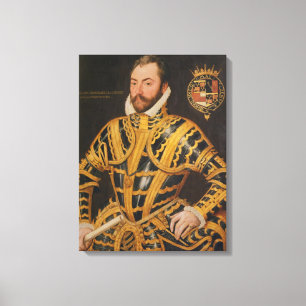 William Somerset 3rd Earl av Worcester Canvastryck