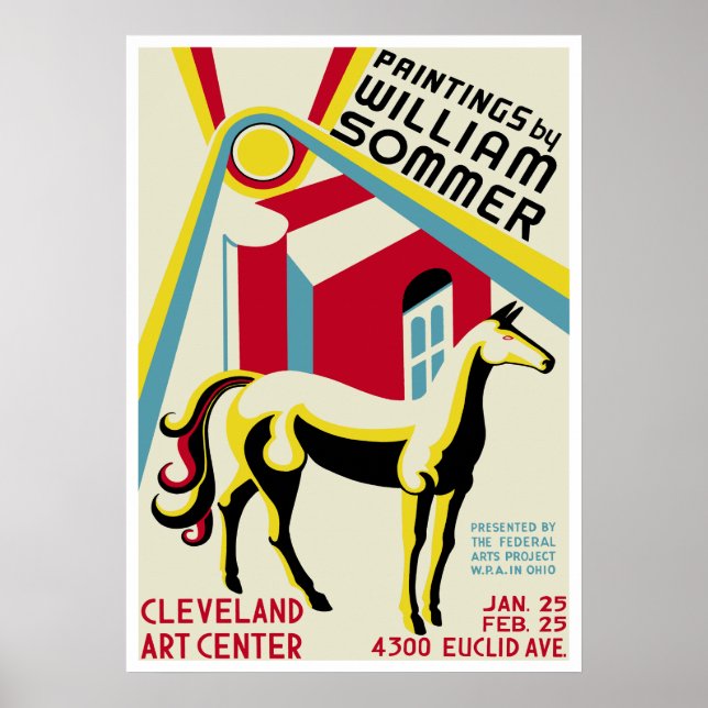 William Sommer Exhibition Poster (Framsidan)