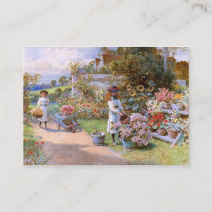 William Stephen Coleman: Blomsterträdgården Visitkort
