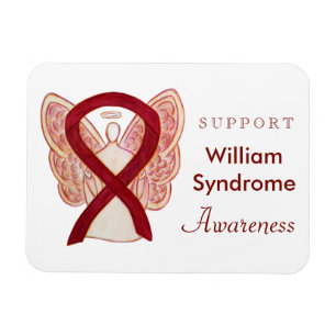 William Syndrome Awareness Ribbon Fridge Magnets Magnet
