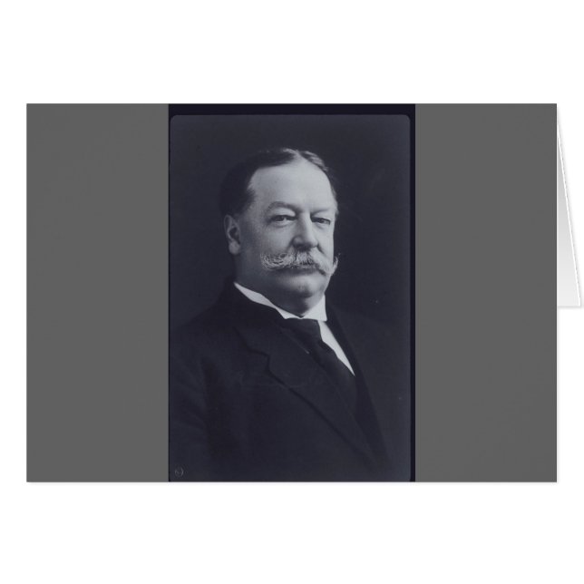 William Taft Hälsningskort (Framsidan Horizontal)