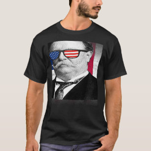 William Taft USA flagga Patriotic American Flagga T Shirt
