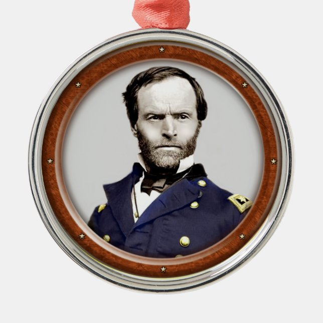 William Tecumseh Sherman Julgransprydnad Metall (Framsidan)