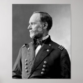 William Tecumseh Sherman Porträtt Poster