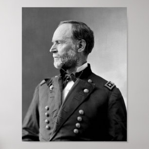 William Tecumseh Sherman porträtt Poster
