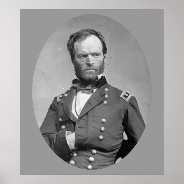 William Tecumseh Sherman Poster (Framsidan)
