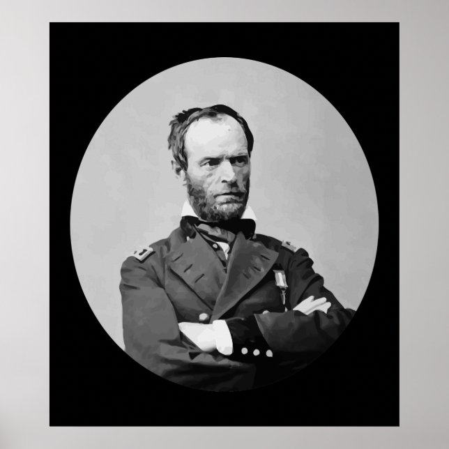 William Tecumseh Sherman Poster (Framsidan)