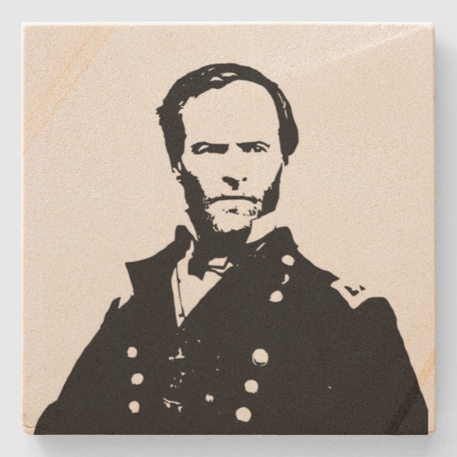 William Tecumseh Sherman Stone Underlägg (Framsidan)
