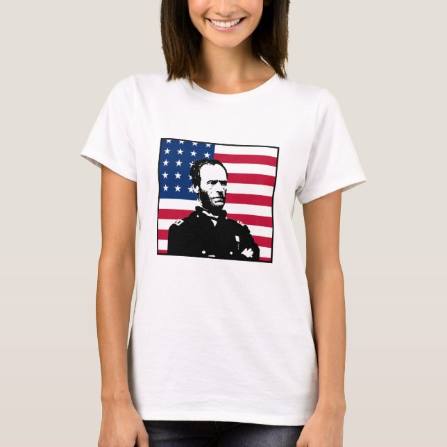 William Tecumseh Sherman Tee Shirt (Framsida)