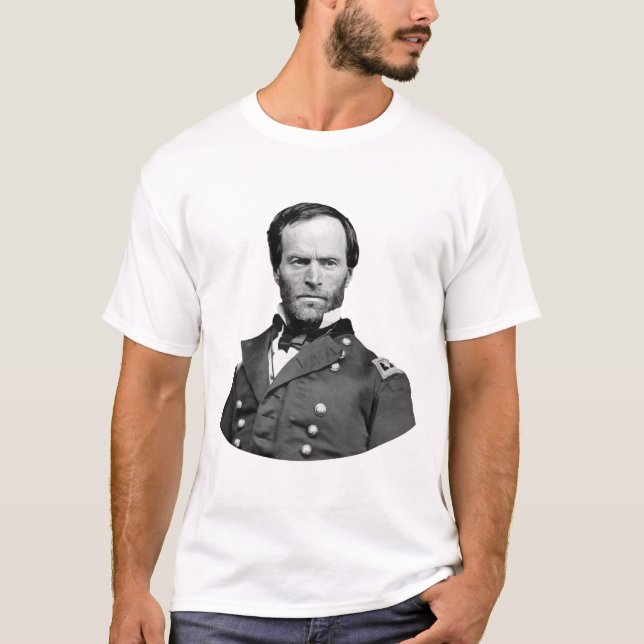 William Tecumseh Sherman Tee Shirt (Framsida)