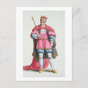 William the Conqueror (1027-87), från Receuil des Vykort
