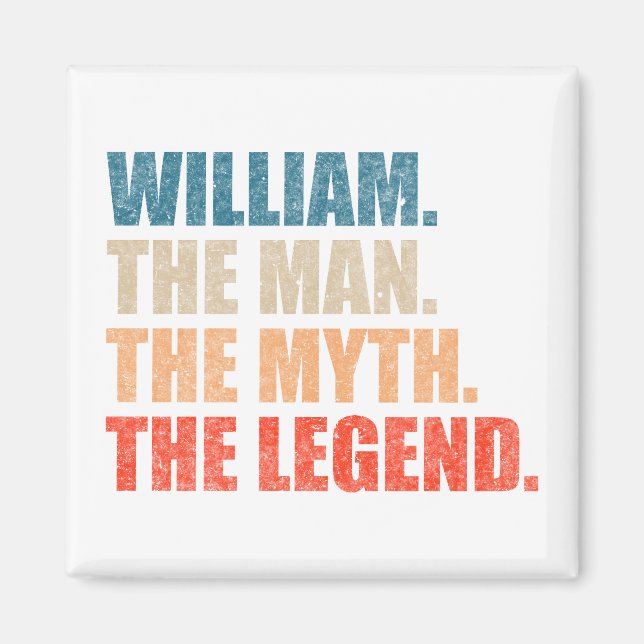 William the Man the Myth the Legend Magnet (Framsidan)