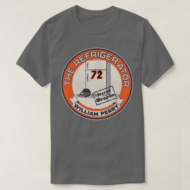 William The Refrigerator Perry T Shirt (Design framsida)