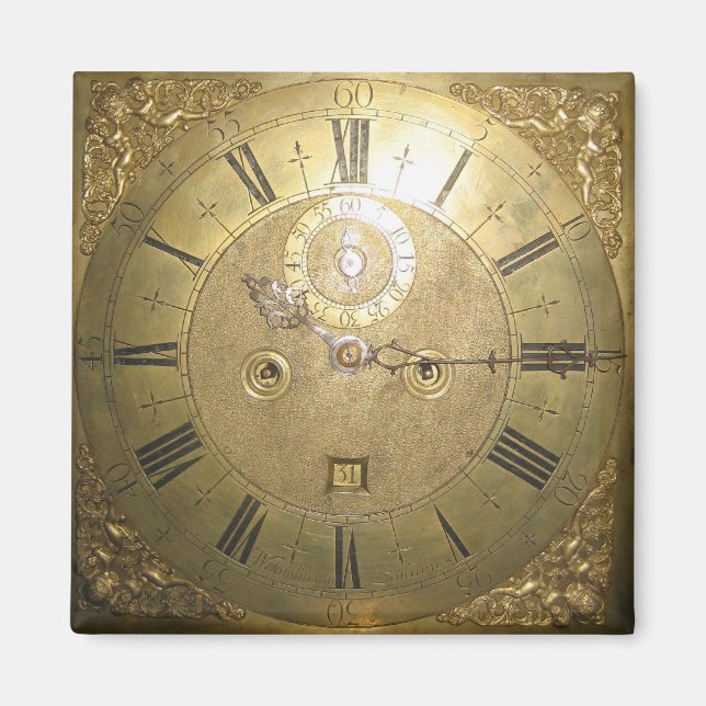 William Tomlinson Tall Fodral Clock II Magnet (Framsidan)