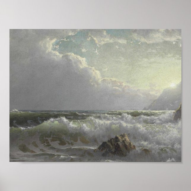 William Trost Richards (1833-1905) , Av Kusten Poster (Framsidan)