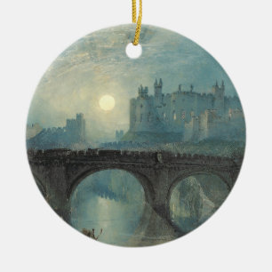William Turner Alnwick Castle Julgransprydnad Keramik