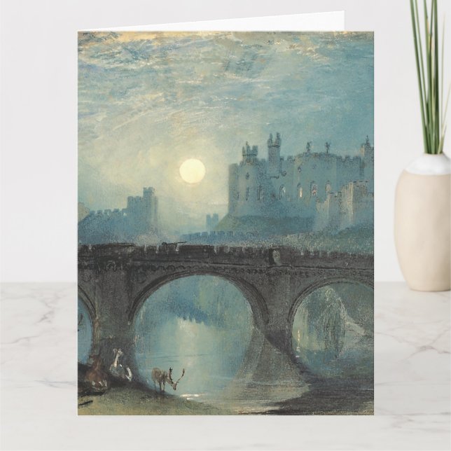William Turner Alnwick Castle Kort (Framsida)