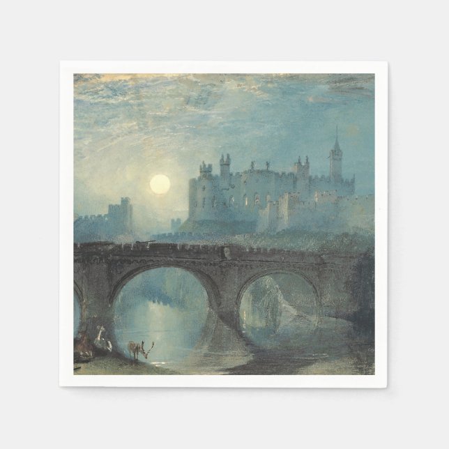 William Turner Alnwick Castle Pappersservett (Framsidan)