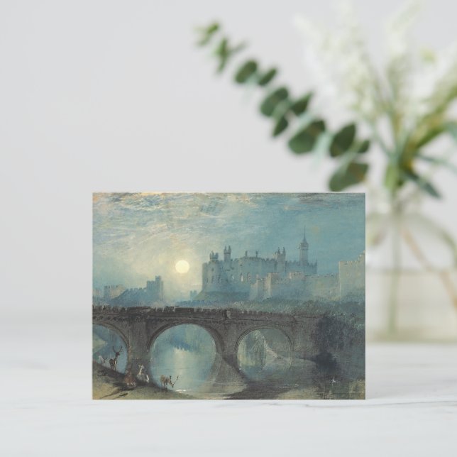 William Turner Alnwick Castle Vykort (Stående Fram)