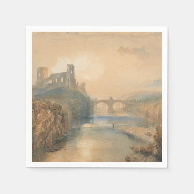 William Turner Barnard Castle  Pappersservett (Framsidan)
