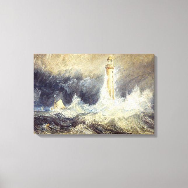 William Turner - Bell Rock Lighthouse Canvastryck (Framsida)