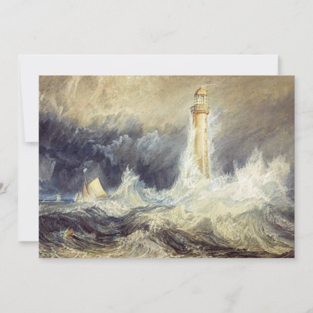 William Turner - Bell Rock Lighthouse Inbjudningar (Framsida)