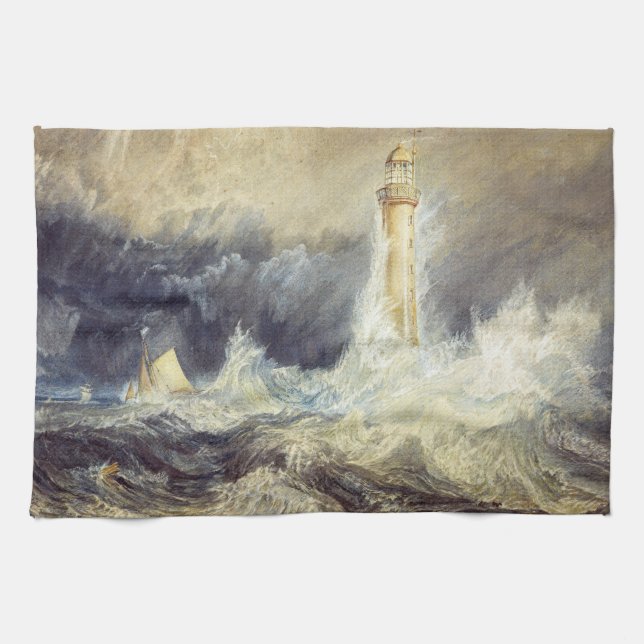 William Turner - Bell Rock Lighthouse Kökshandduk (Horisontell)