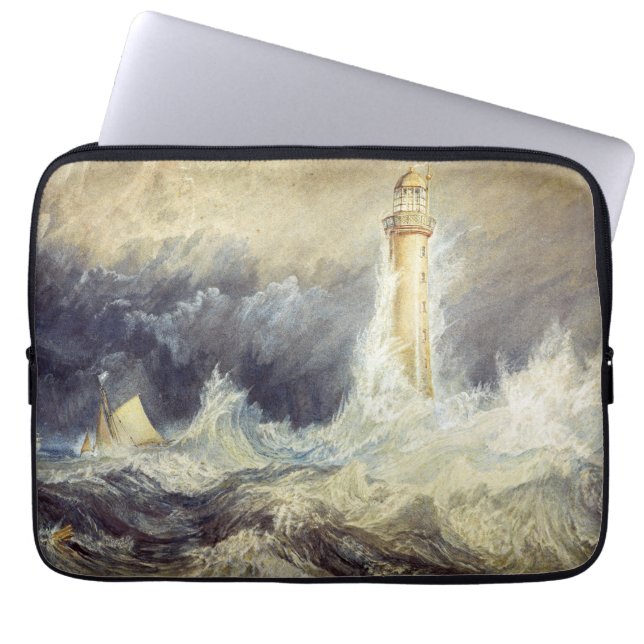 William Turner - Bell Rock Lighthouse Laptop Fodral (Framsidan)