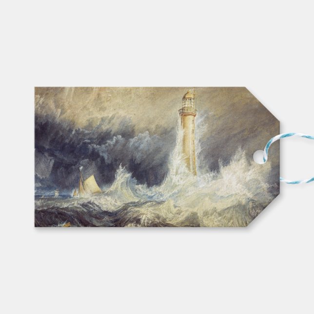 William Turner - Bell Rock Lighthouse Presentetikett (Framsidan (Horisontell))