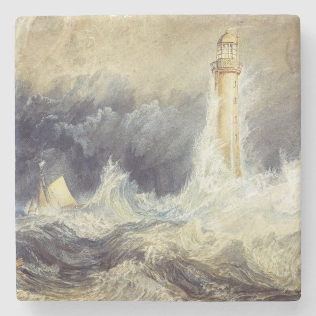 William Turner - Bell Rock Lighthouse Stenunderlägg (Framsidan)