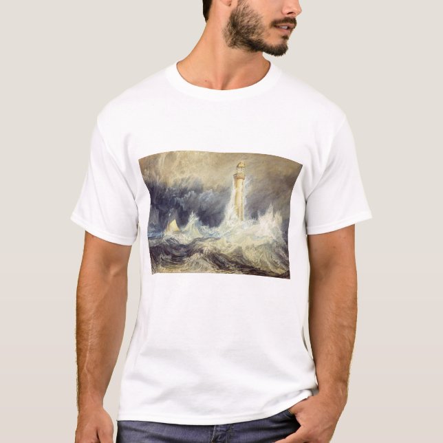 William Turner - Bell Rock Lighthouse T Shirt (Framsida)
