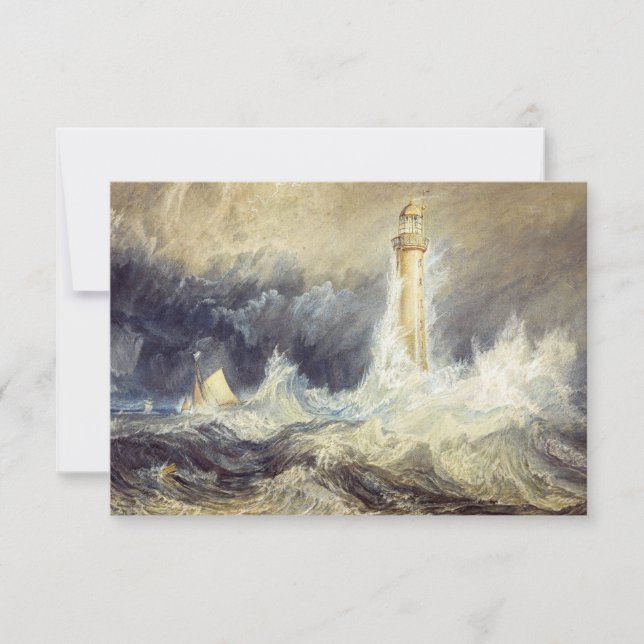 William Turner - Bell Rock Lighthouse Tack Kort (Framsida)