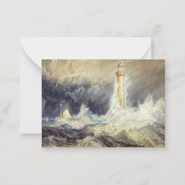 William Turner - Bell Sten Lighthouse Anteckningskort (Framsida)